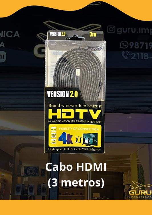 CABO HDMI 2.0 - 3 METROS