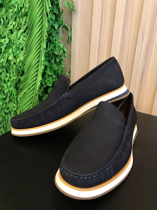 SAPATO MOCASSIM GURU VELVET MARINHO